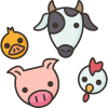icône animaux